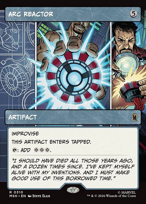 Arc Reactor [ #0310 Showcase Panel ] (MSH-R)