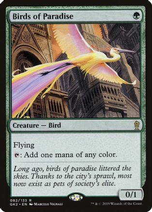 Birds of Paradise (GK2-R) Moderate Play