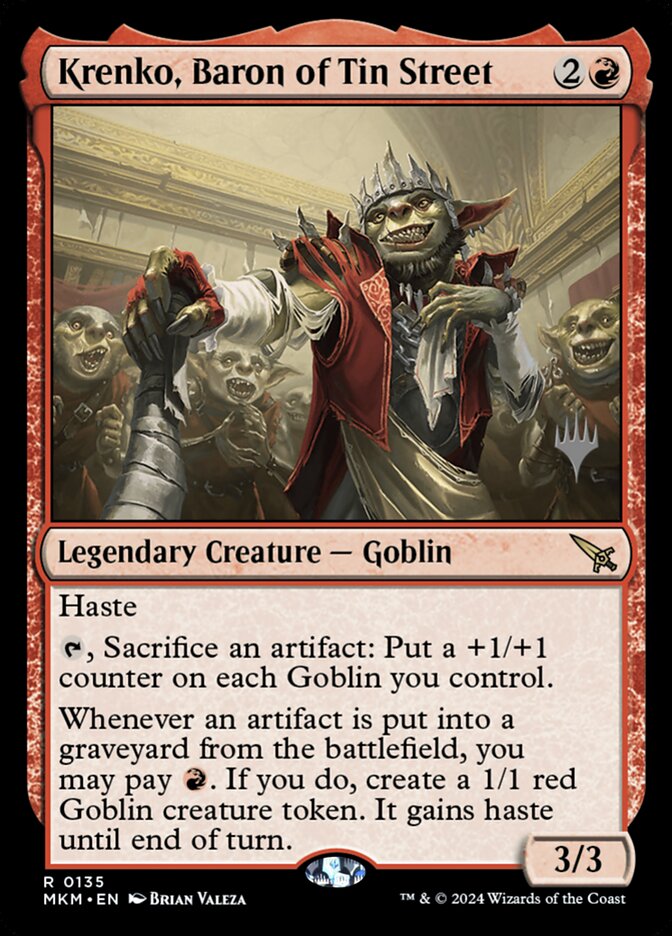 Krenko, Baron of Tin Street [#0135] (MKM-R-PP-FOIL)