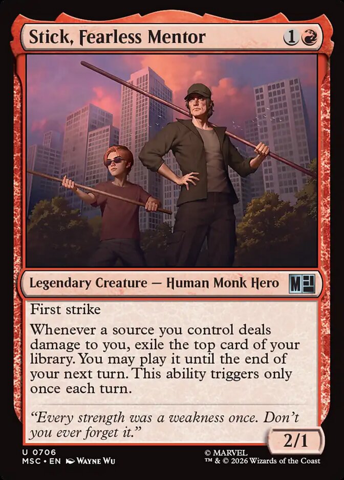 Stick, Fearless Mentor [ #0706 ] (MSC-U)