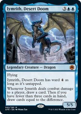 Iymrith, Desert Doom (AFR-M-FOIL) Damaged