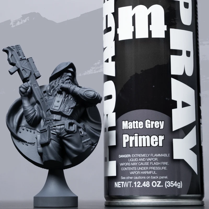 Monument Hobbies: PRO Acryl Spray - P05 Matte Grey Primer (120mL)