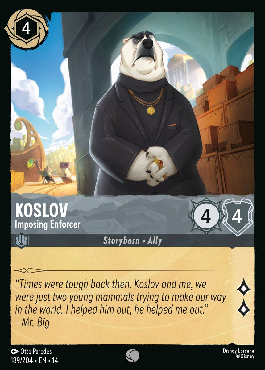 Koslov - Imposing Enforcer (189/204 - Hyperia City) Common