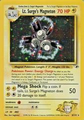 Lt. Surge's Magneton - 008/132 (G1) Holo Rare - Moderate Play Unlimited Holofoil