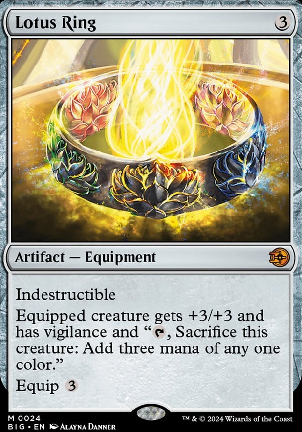 Lotus Ring [#0024] (BIG-M-FOIL)