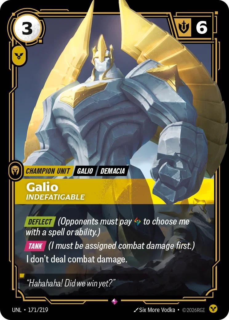 Galio - Indefatigable - 171/219 (UNL)  Rare