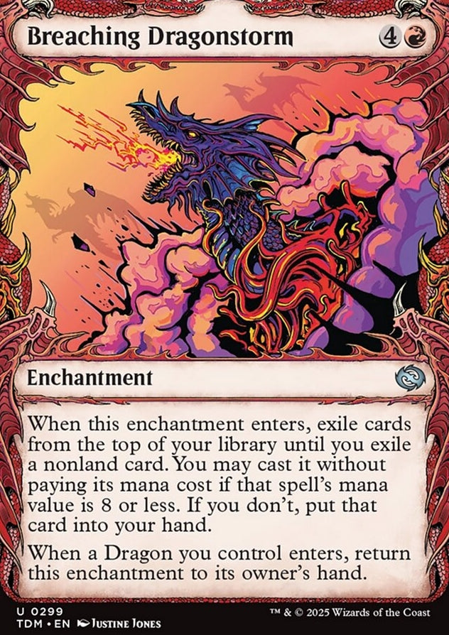 Breaching Dragonstorm [ #0299 Draconic Showcase ] (TDM-U)