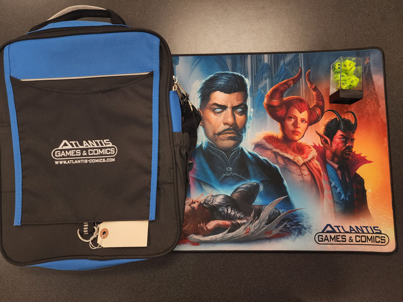 Helene Charity Raffle: Atlantis Gamer Bundle - Messenger Bag, Playmat and Dice ($65 Value)