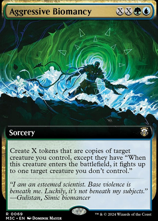 Aggressive Biomancy [#0069 Extended Art] (M3C-R)