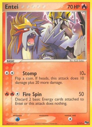 Entei (01/17) Holofoil