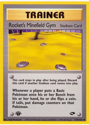 Rocket's Minefield Gym (119/132) 1st Edition