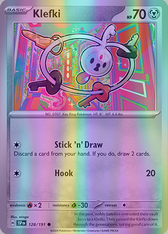 Klefki - 128/191 (SSP) Common - Near Mint Reverse Holofoil