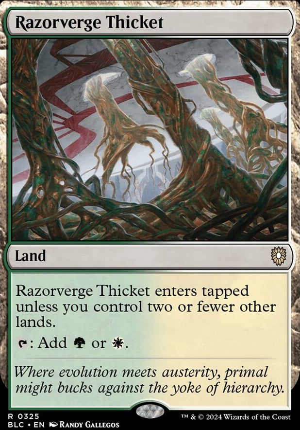 Razorverge Thicket [#0325] (BLC-R)
