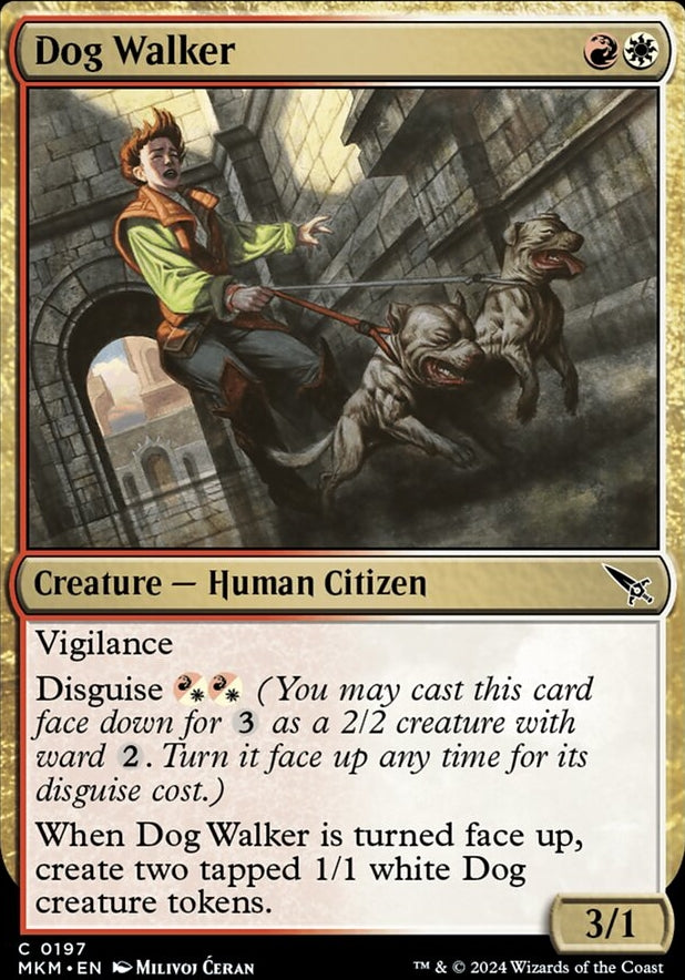 Dog Walker [#0197] (MKM-C-FOIL)