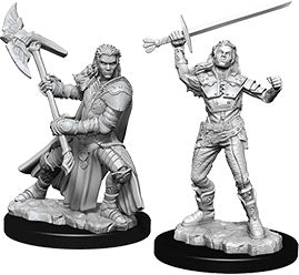 D&D: Nolzur's Marvelous Miniatures - Female Half Orc Fighter W7