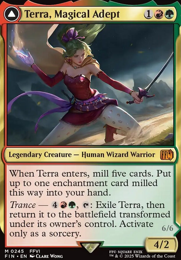Terra, Magical Adept // Esper Terra [ #0245 ] (FIN-M)