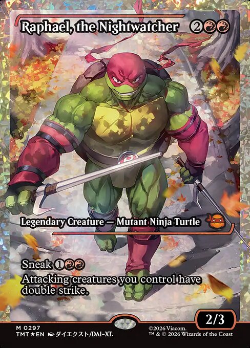 Raphael, the Nightwatcher [ #0297 Fracture Foil Japan Showcase ] (TMT-M)