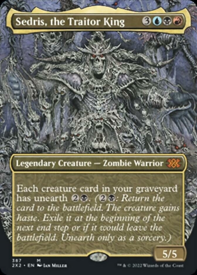 Sedris, the Traitor King [#387 Alternate-Art Borderless] (2X2-M)