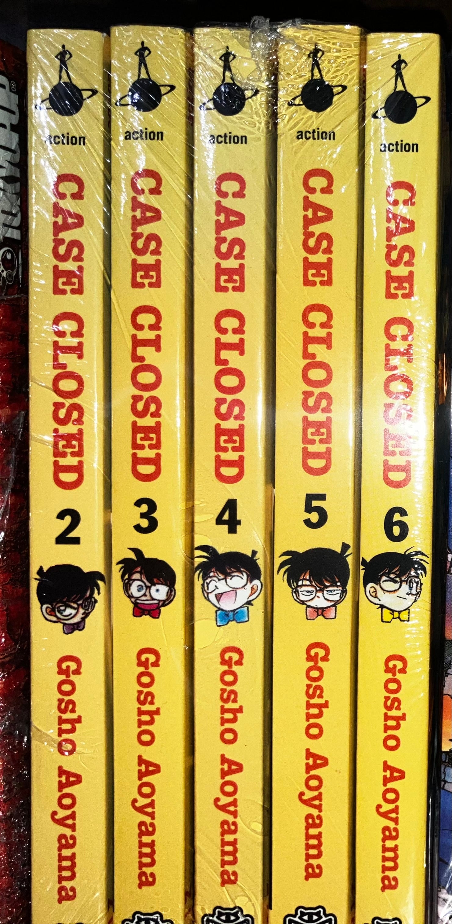 Case Closed (Detective Conan) Manga Lot 2-6 (USED)