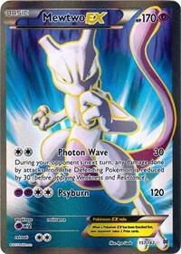 Mewtwo EX -157/162 (BKT) Ultra Rare Full Art - Light Play