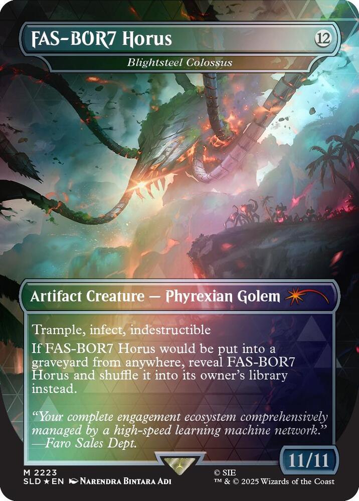 FAS-BOR7 Horus - Blightsteel Colossus [ #2223 ] (SLD-M-FOIL)