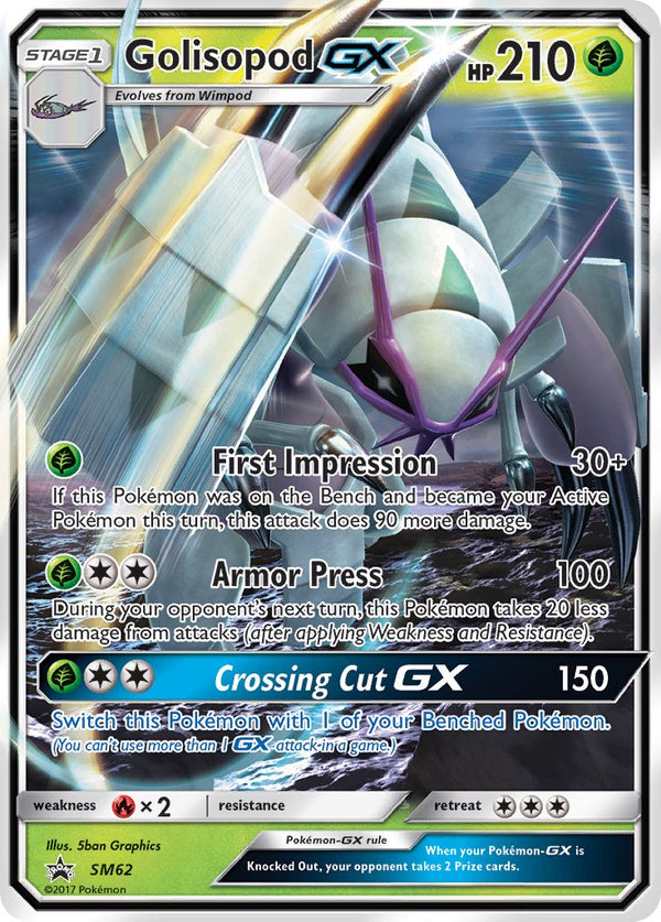 Golisopod GX - SM62 (SM:PR) Promo - Near Mint Holofoil