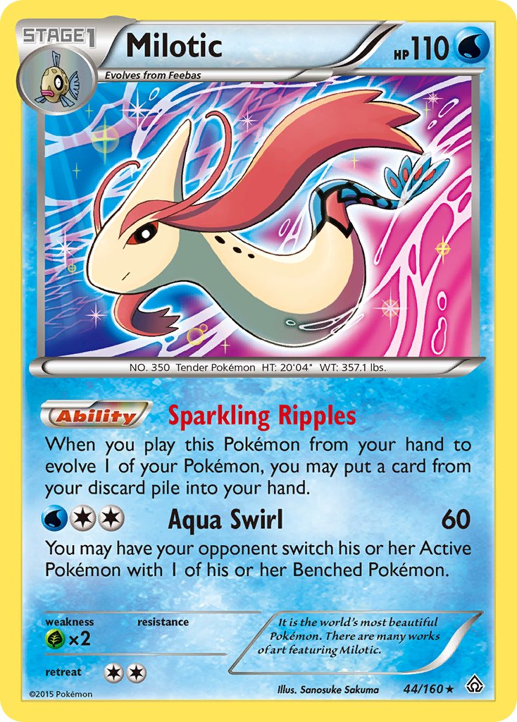 Milotic - 044/160 (PRC) Holo Rare - Near Mint Holofoil