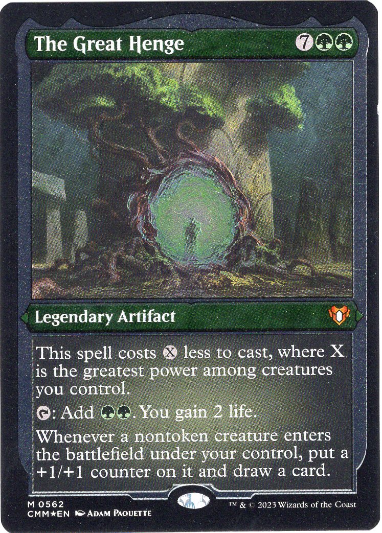 The Great Henge [#0562 Etched Foil] (CMM-M) Light Play