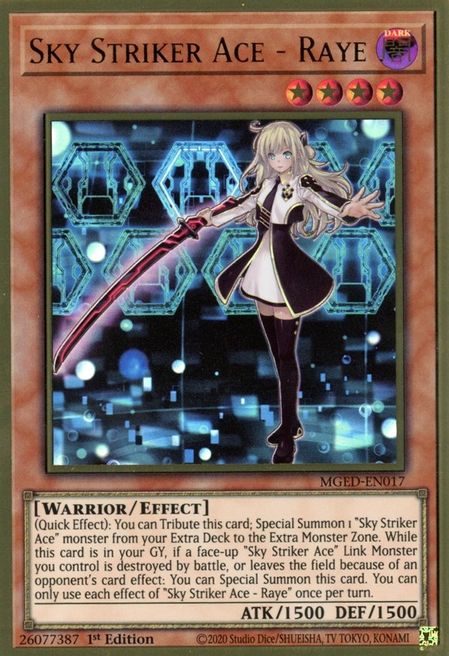 Sky Striker Ace - Raye (MGED-EN017)