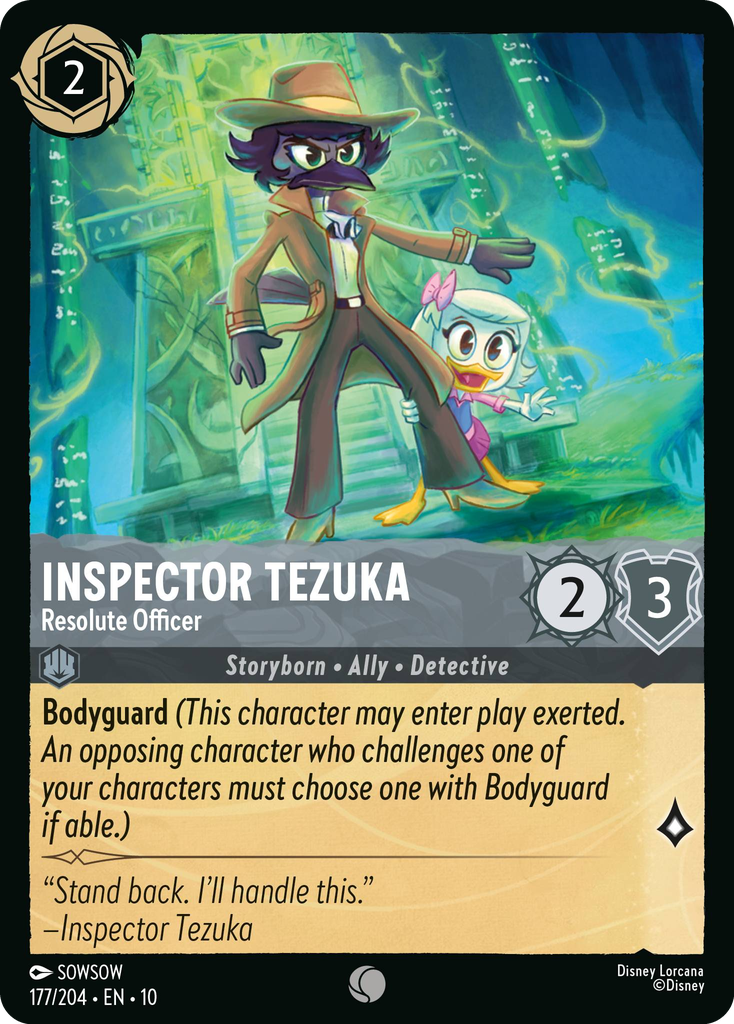 Inspector Tezuka - Resolute Officer (177/204 - Whispers in the Well) Common