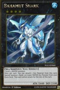 Bahamut Shark (PGL3-EN069) Gold Rare - Near Mint 1st Edition