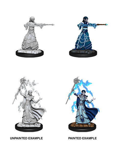 D&D: Nolzur's Marvelous Miniatures - Female Elf Wizard (90061)