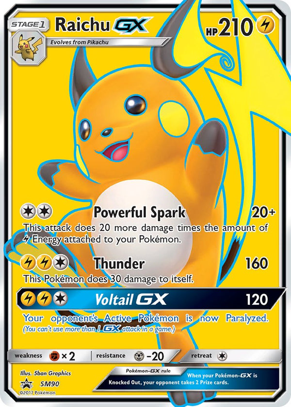 Raichu GX - SM90 (SM:PR) Promo - Near Mint Holofoil