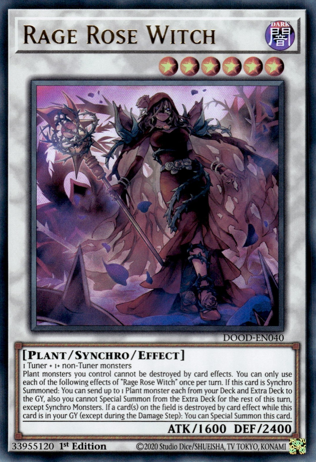 Rage Rose Witch (DOOD-EN040)