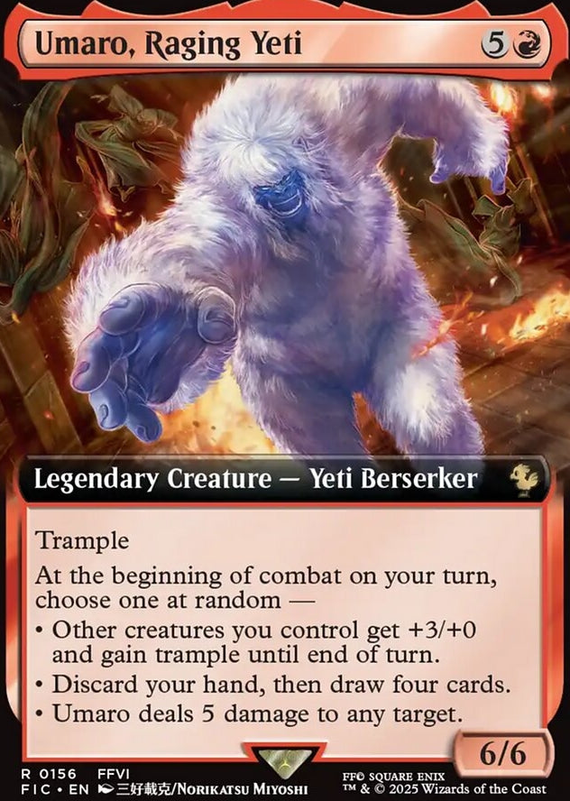 Umaro, Raging Yeti [ #0156 Extended Art ] (FIC-R)