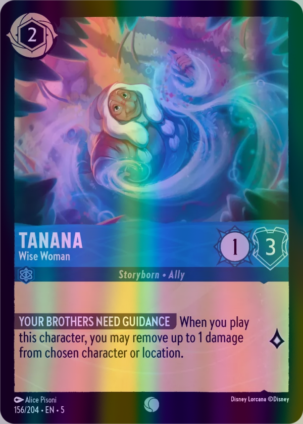 Tanana - Wise Woman (Shimmering Skies 156/204) Common - Near Mint Cold Foil