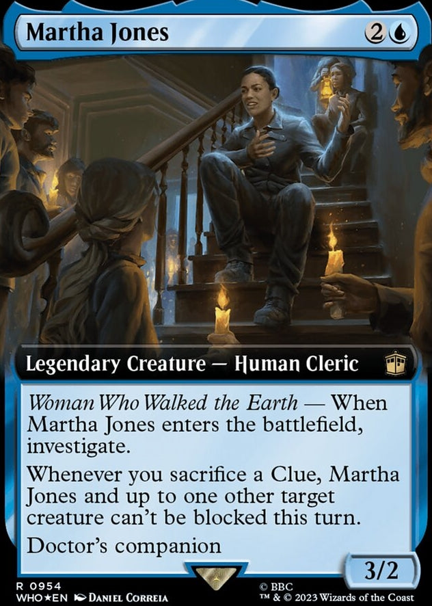Martha Jones [#0954 Surge Foil Extended Art] (WHO-R)