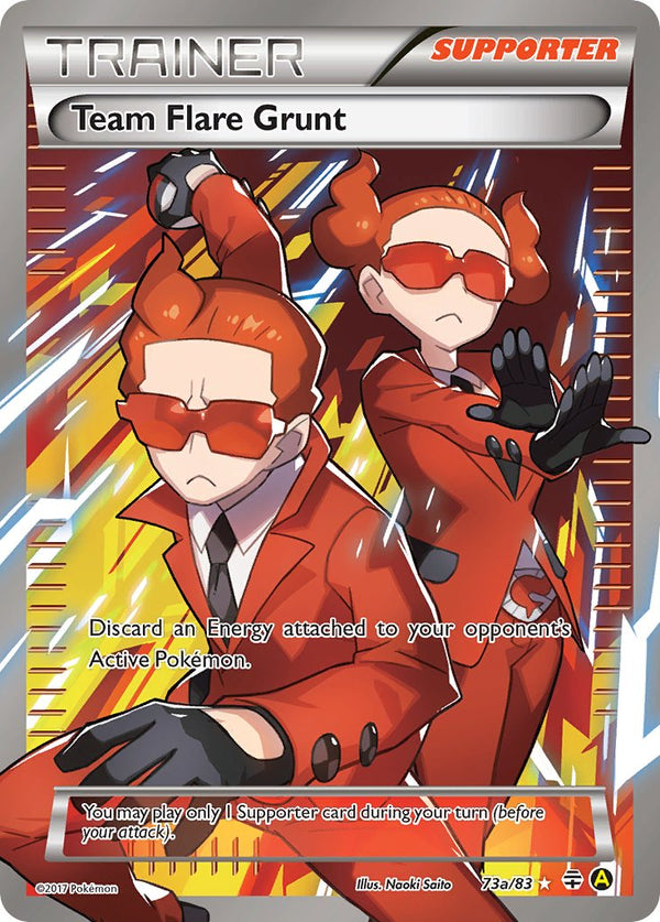 Team Flare Grunt (Full Art) - 073a/083 (GEN) Alternate Art Promo - Near Mint Holofoil