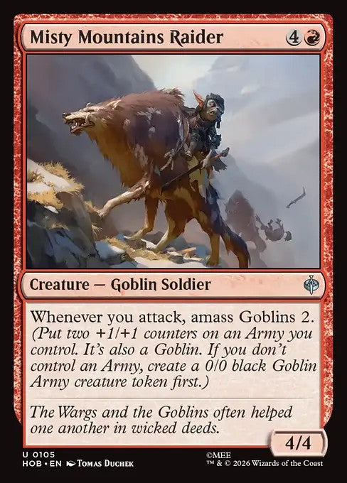 Misty Mountains Raider [ #0105 ] (HOB-U)