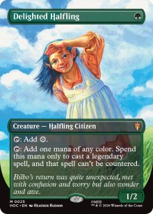 Delighted Halfling [ #0025 Borderless ] (HOC-M)