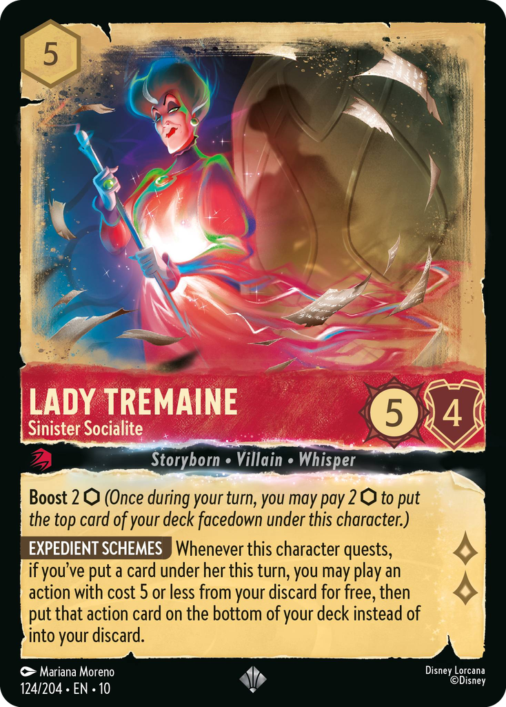 Lady Tremaine - Sinister Socialite (124/204 - Whispers in the Well) Super Rare