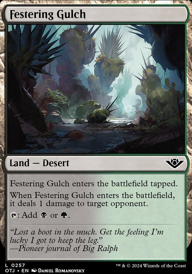 Festering Gulch [#0257] (OTJ-C-FOIL)