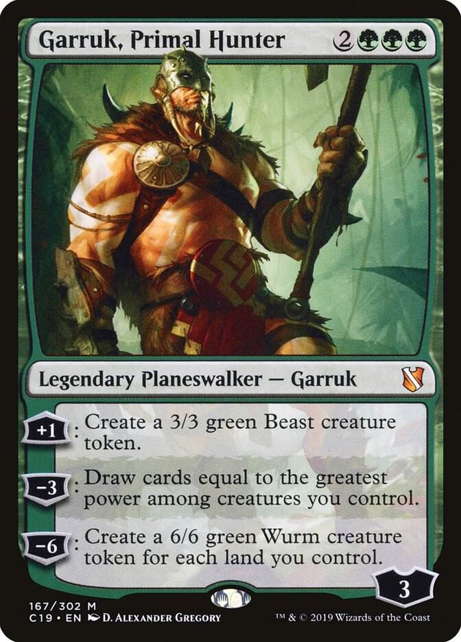 Garruk, Primal Hunter (C19-M) Light Play