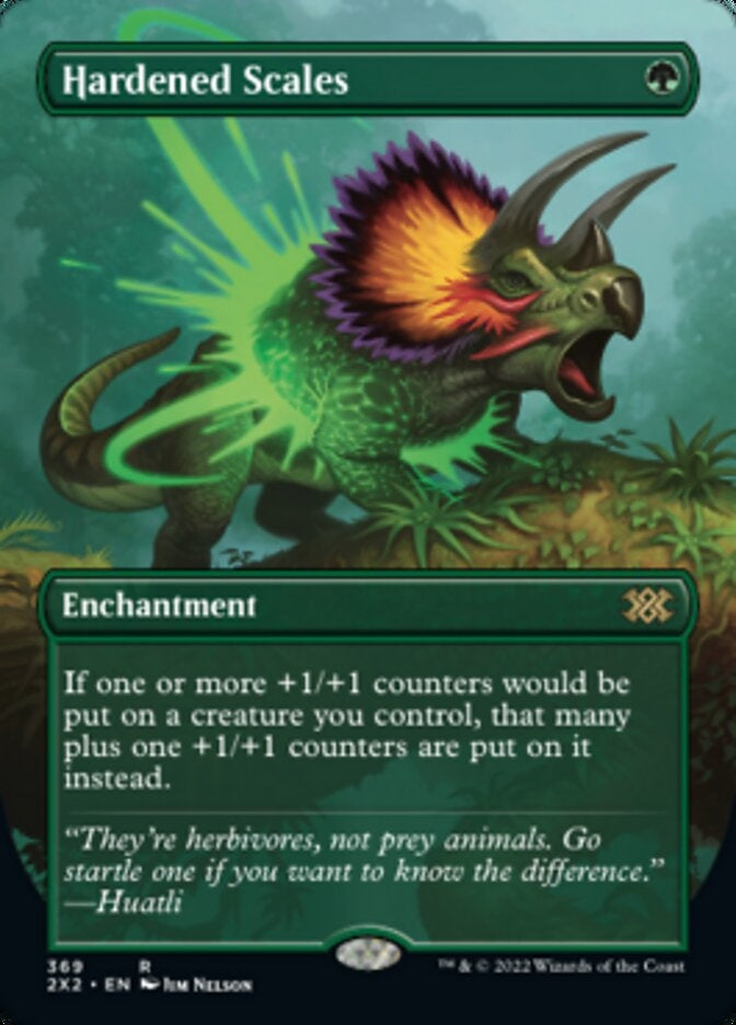 Hardened Scales [#369 Alternate-Art Borderless] (2X2-R)