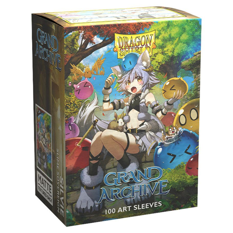 Dragon Shield: Standard - Matte Art: Grand Archive - Silvie, Slime Sovereign (100 Count)