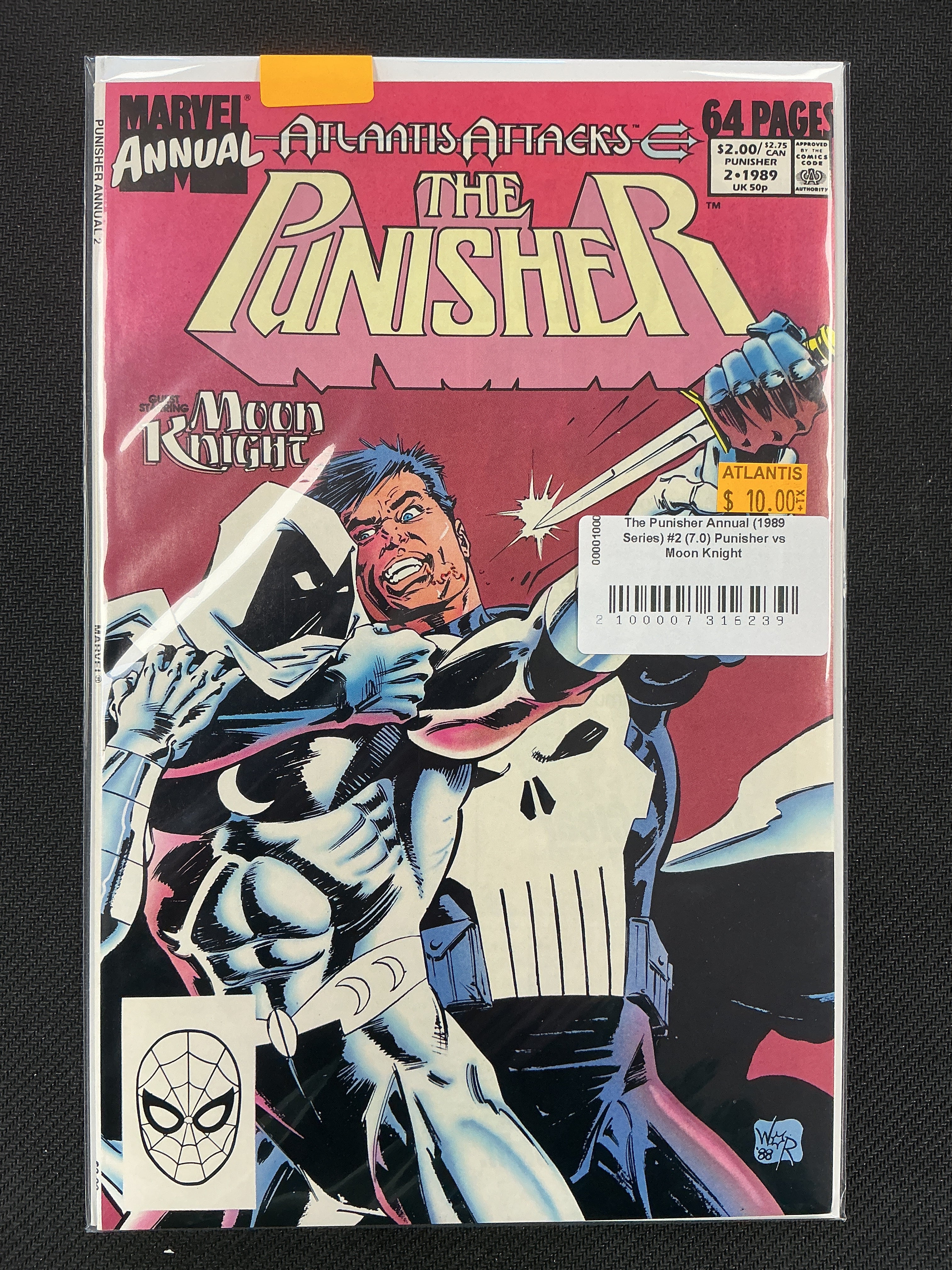 The Punisher Annual (1989 Series) #2 (7.0) Punisher vs Moon Knight