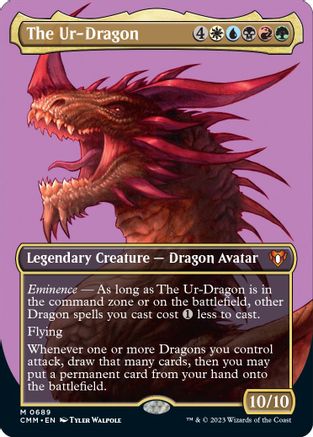The Ur-Dragon [#0689 Borderless Profile] (CMM-M-FOIL)