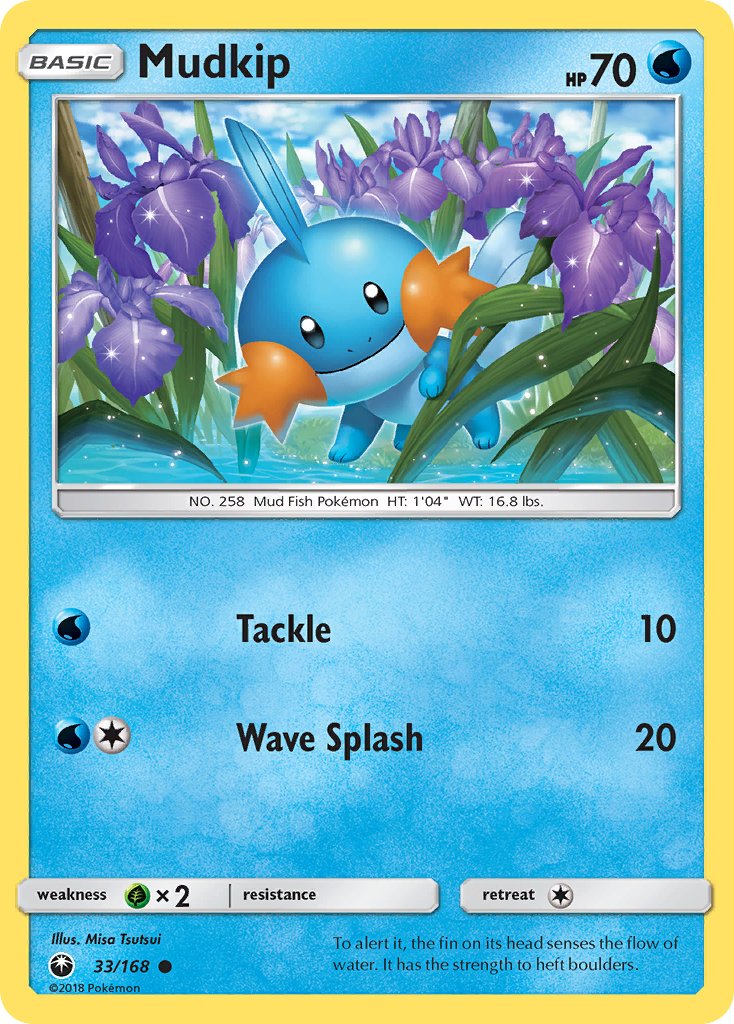 Mudkip - 033/168 (CES) Common - Near Mint