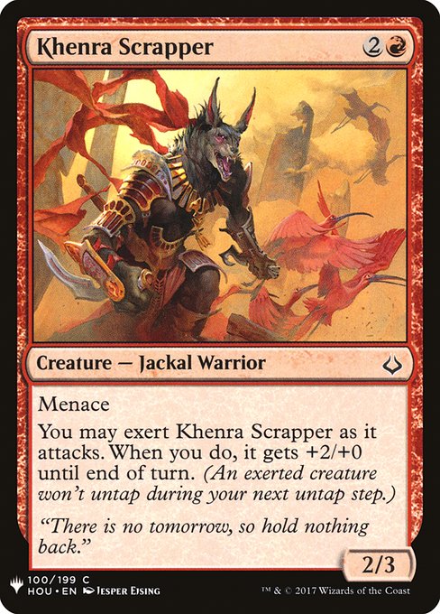 Khenra Scrapper [Mystery Booster #0990] (HOU-C)