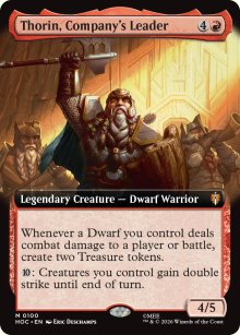 Thorin, Company's Leader [ #0100 Extended Art ] (HOC-M)